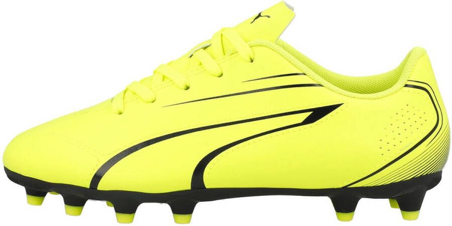 Puma Vitoria FG AG Jr. voetbalschoenen geel zwart Groen Imitatieleer 33
