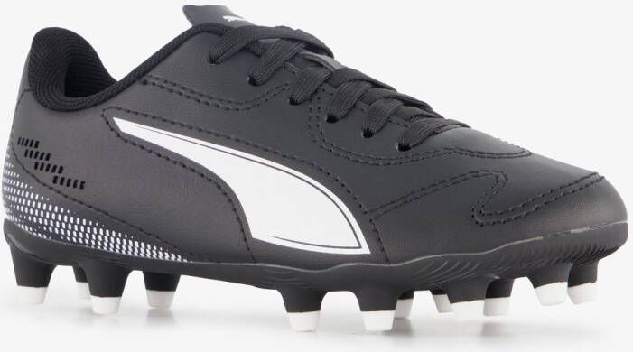 PUMA Vitoria II MG kinder voetbalschoenen zwart wit Uitneembare zool