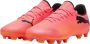 PUMA Future 7 Play Gras Kunstgras Voetbalschoenen (MG) Roze Zwart Oranje - Thumbnail 9