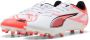 Puma Ultra 5 Play FG AG Senior voetbalschoenen wit zwart rood - Thumbnail 2