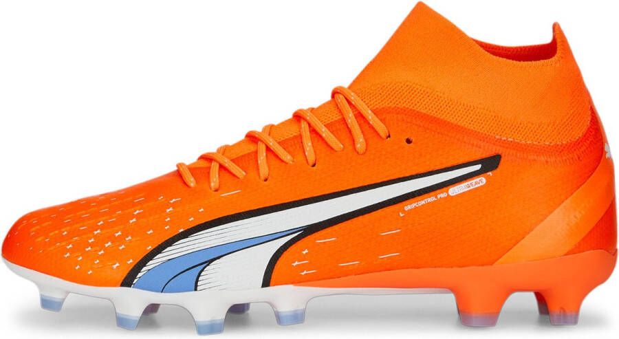 PUMA Ultra Pro Gras Kunstgras Voetbalschoenen (MG) Oranje Wit Blauw