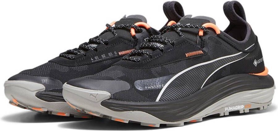 PUMA Voyage Nitro 3 GTX Trailrunningschoenen Heren Black Neon Sun