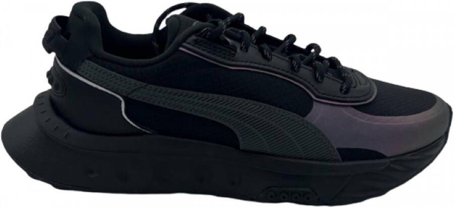 PUMA Wild Rider Grip LS JR Black-Dark Shadow