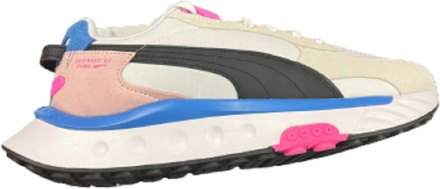 PUMA Wild Rider Rollin' Wit Roze Blauw Zwart Sneakers Dames