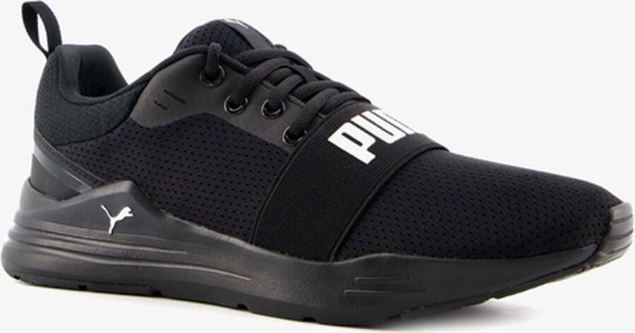 PUMA Wired Run heren sportschoenen Zwart Uitneembare zoo