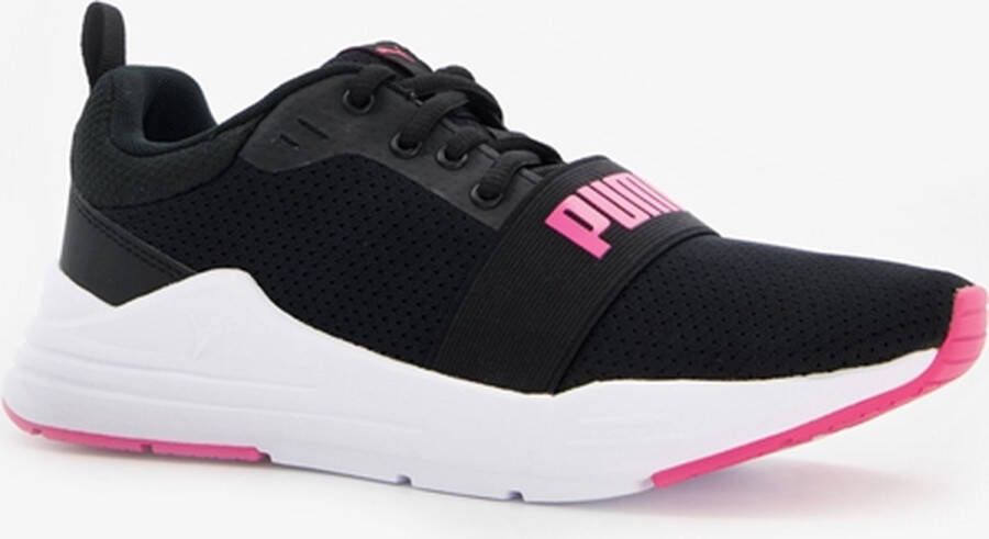 PUMA Wired Run kinder sportschoenen Zwart Uitneembare zool