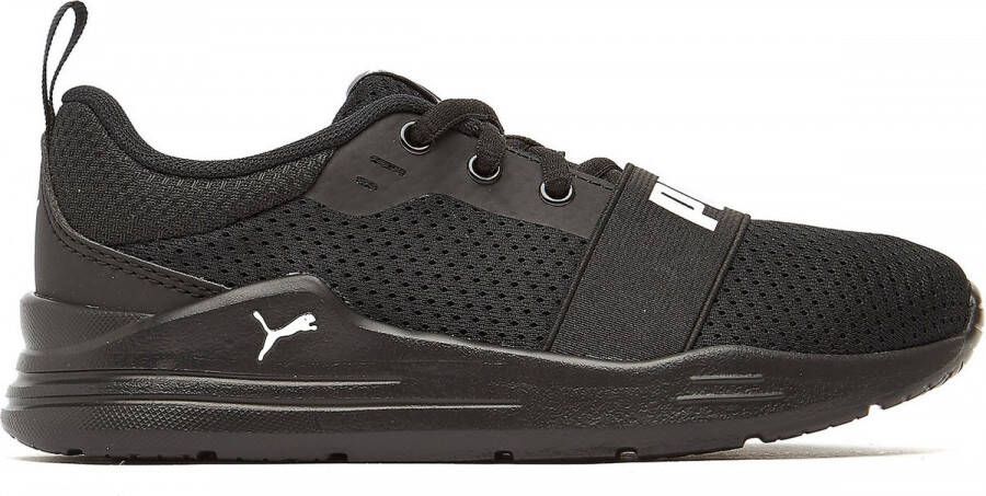 PUMA Wired Run PS Kinder Sneakers Zwart Wit - Foto 2