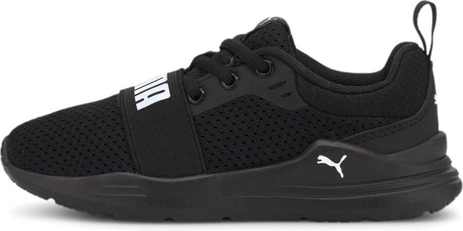 PUMA Wired Run PS Kinder Sneakers Zwart Wit - Foto 3