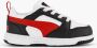 Puma rebound v6 low sneakers wit zwart kinderen - Thumbnail 1