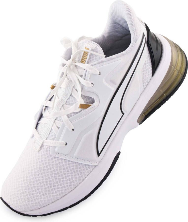 PUMA Damessportschoenen Wms Lvl-up Xt Moto Urban Wit Zwart Wit