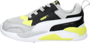 Puma X Ray 2 Square Jr sneakers lichtgrijs wit zwart geel