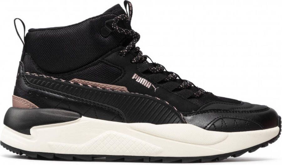 PUMA X Ray 2 Square Mid WTR Unisex Sneakers Black Rose Gold Whisper White
