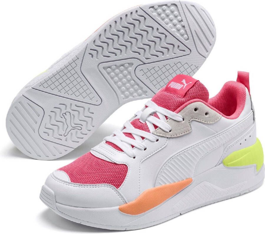 PUMA X Ray Game Unisex Sneakers White-Bubblegum-Plein Air-Cantaloupe-Sunny Lime