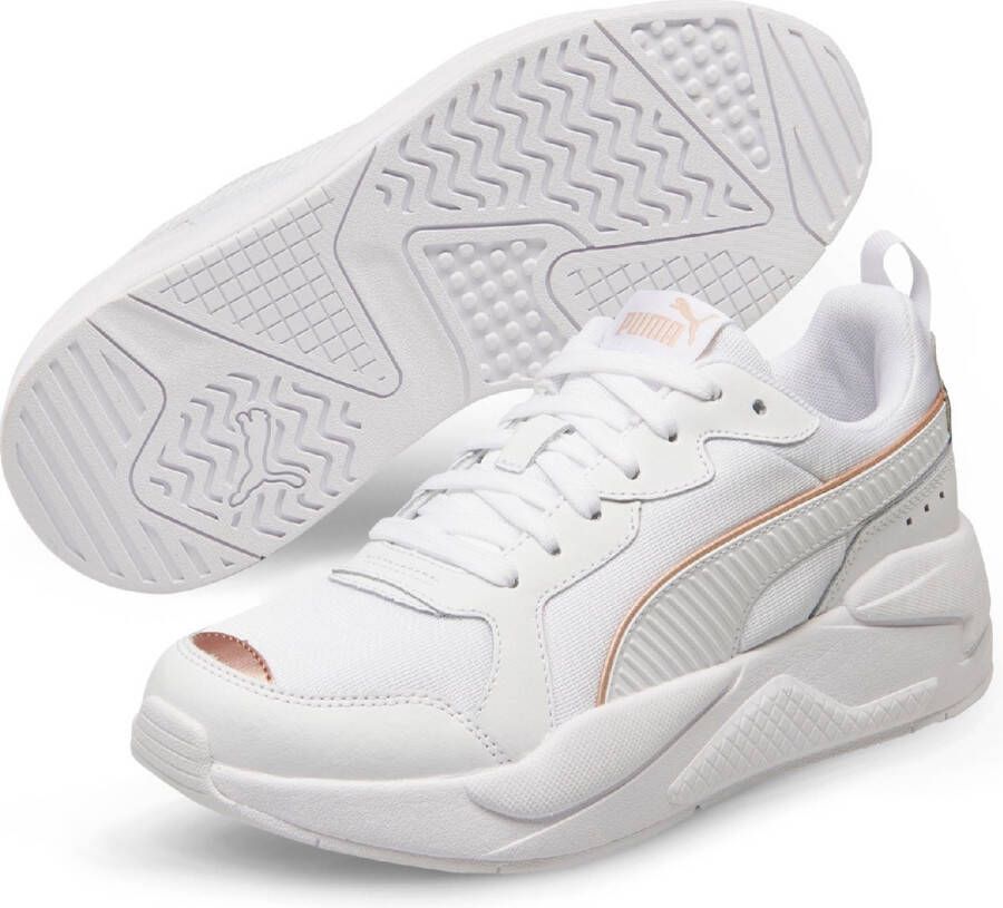 PUMA X-Ray Metallic Dames Sneakers White Rose Gold