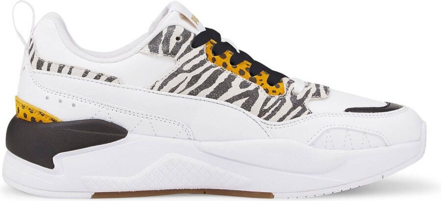 PUMA X-Ray Safari Dames Sneakers White Saffron Mineral Yellow Black