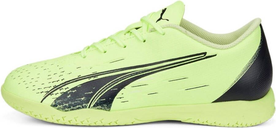 PUMA Ultra Play Zaalvoetbalschoenen (IN) Lichtgroen Zwart
