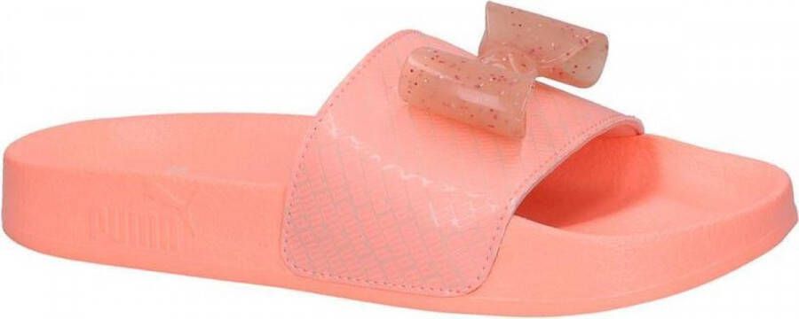PUMA Zalmroze Badslippers Leadcat Bow Jelly