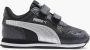 PUMA Peuters Cabana Racer Glitz V PS Inf Sneaker Schoenen Zwart Zilver - Thumbnail 1