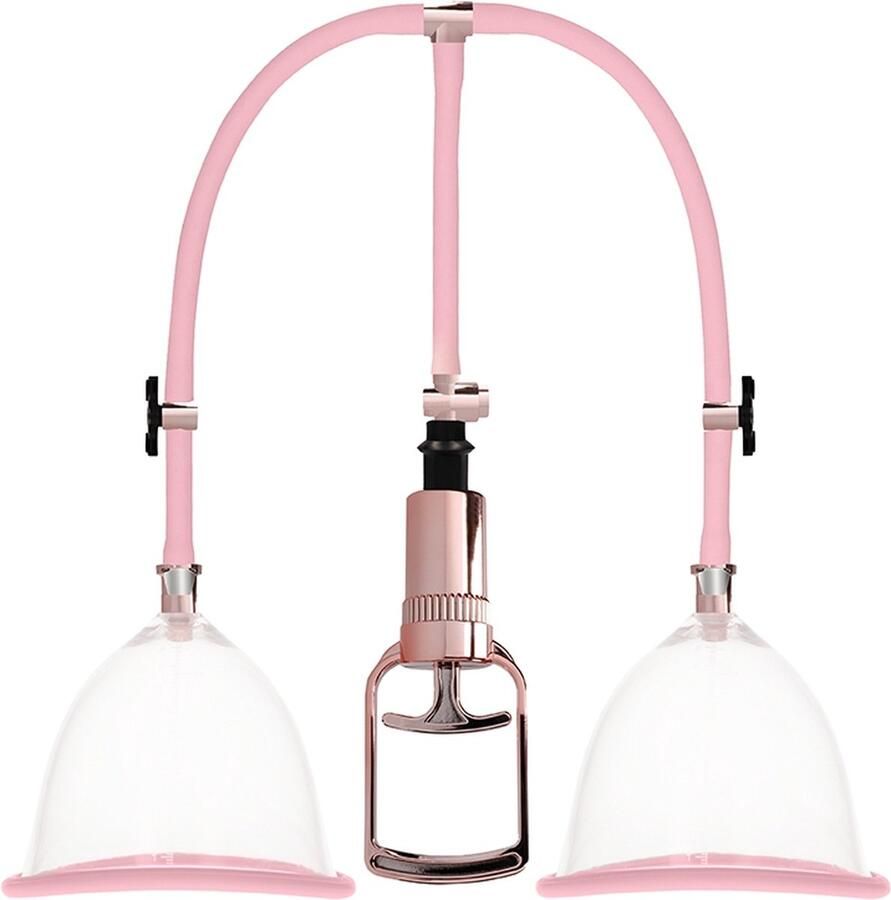 Pumped by Shots Borsten Pomp Set Medium Rose Gold