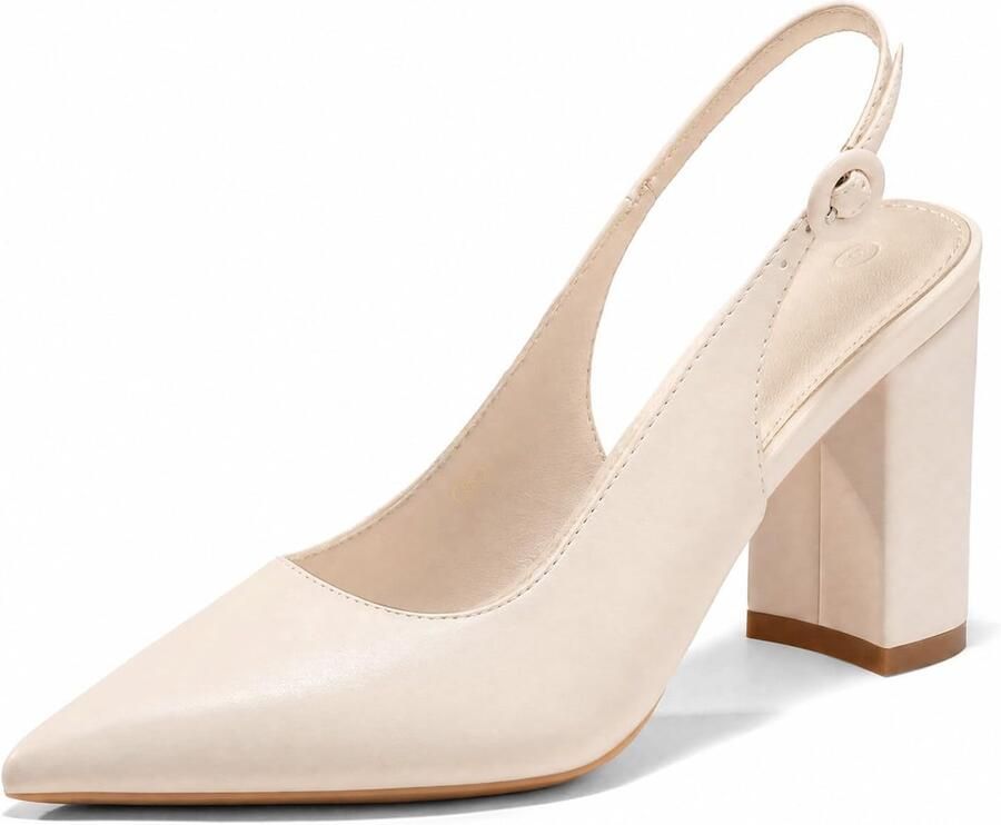 Pumps met hak en enkelbandje