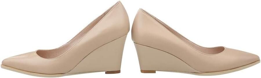 Pumps met hak en spitse neus - Foto 1