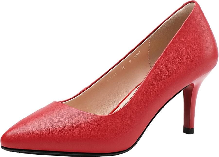 Pumps met hoge hak spitse neus
