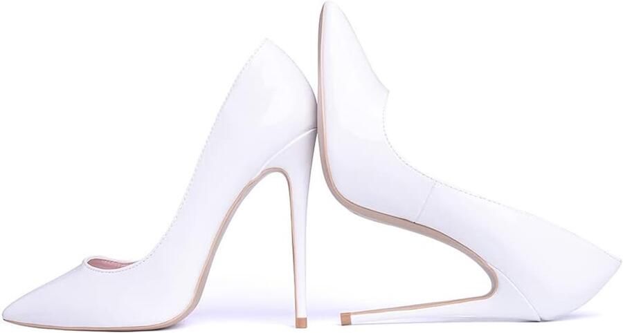 Pumps met hoge hakken en spitse neus - Foto 1