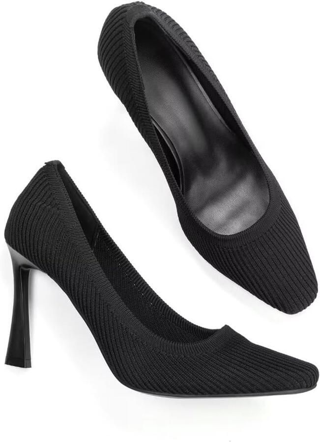 Pumps met lage hak vliegengewicht comfortabel stof