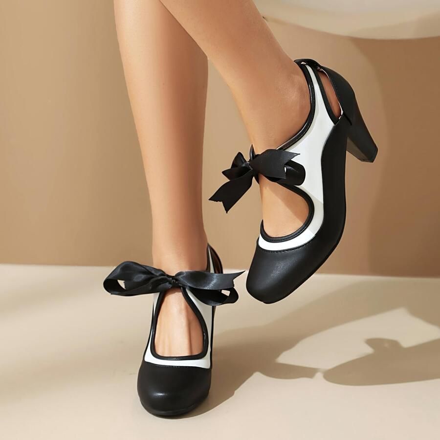 Pumps met ronde neus - Foto 1
