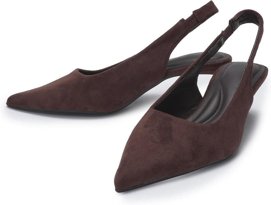 Pumps met spitse neus en hak