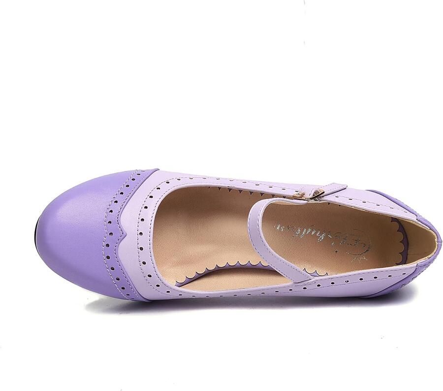 Pumps met veter en enkelband