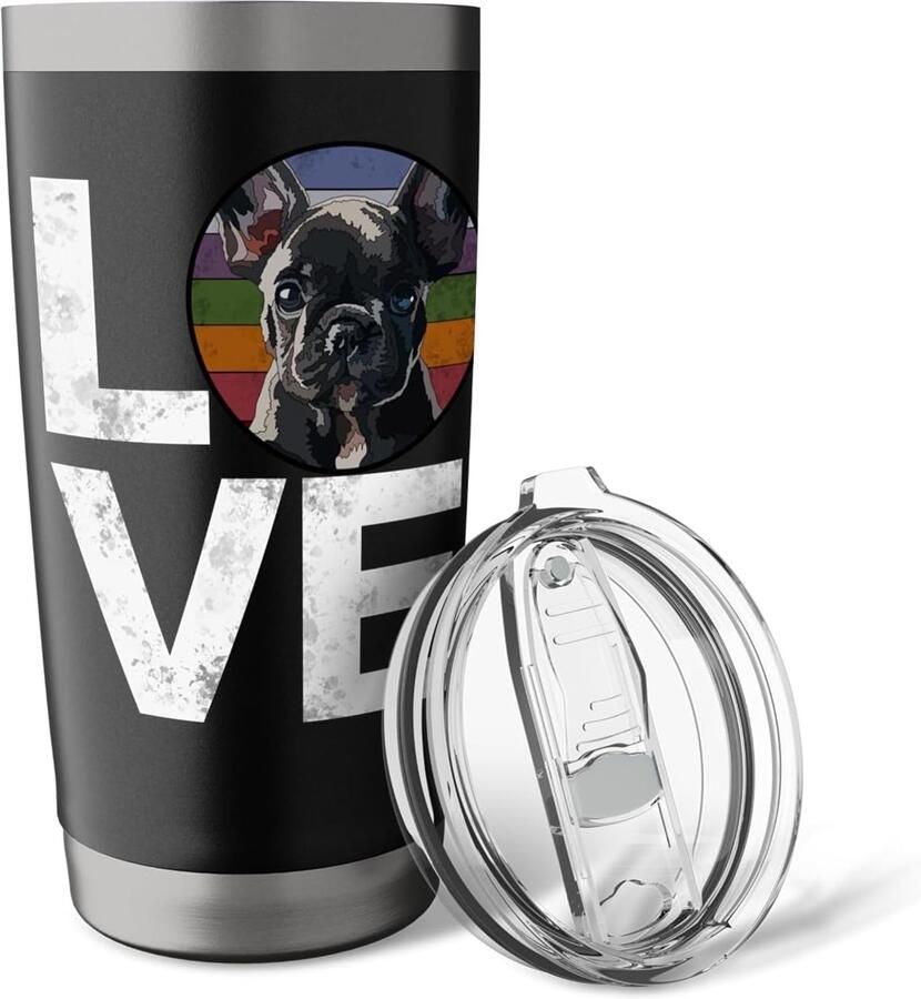 Puppy Love Thermobeker dubbelwandig roestvrij staal