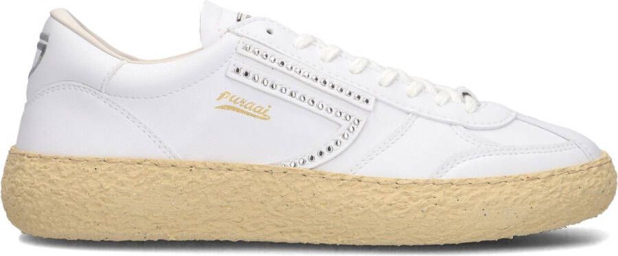 PURAAI Lage Sneakers Dames 1.01 Stud Maat: 36 Materiaal: Textiel Kleur: Wit