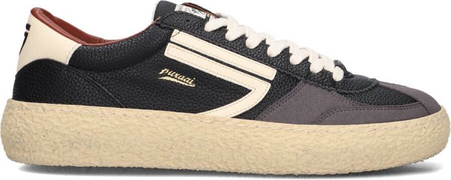 PURAAI Lage Sneakers 1.01 Vintage Maat: 41 Materiaal: Leer Kleur: Zwart