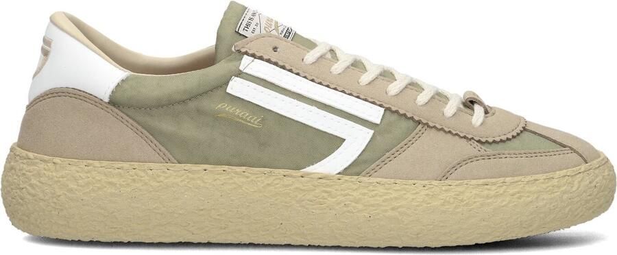 PURAAI Lage Sneakers Dames 1.01 Vintage Maat: 43 Materiaal: Textiel Kleur: Olijf