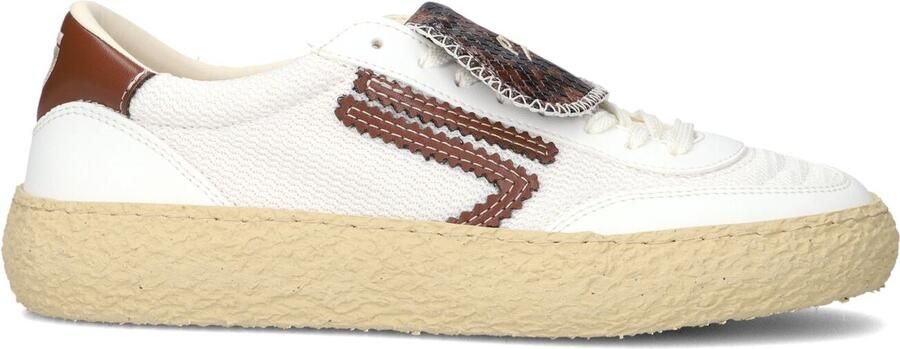 PURAAI Lage Sneakers Dames 4.05 Polly Tab Maat: 41 Materiaal: Textiel Kleur: Wit