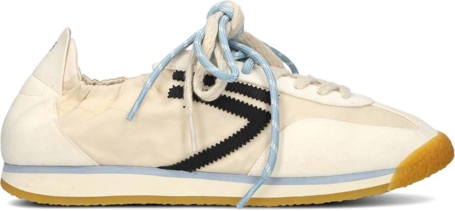 PURAAI Lage Sneakers Dames Panther Maat: 37 Materiaal: Textiel Kleur: Beige