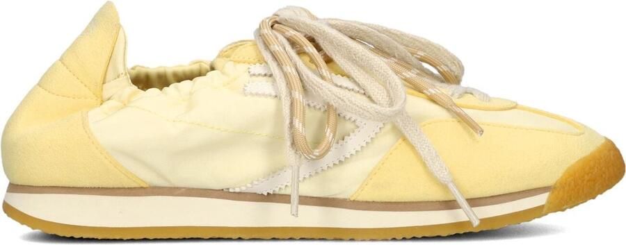PURAAI Lage Sneakers Dames Panther Maat: 37 Materiaal: Textiel Kleur: Butter yellow