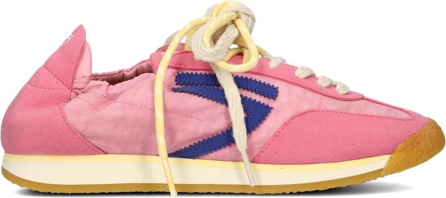 PURAAI Lage Sneakers Dames Panther Maat: 38 Materiaal: Textiel Kleur: Roze