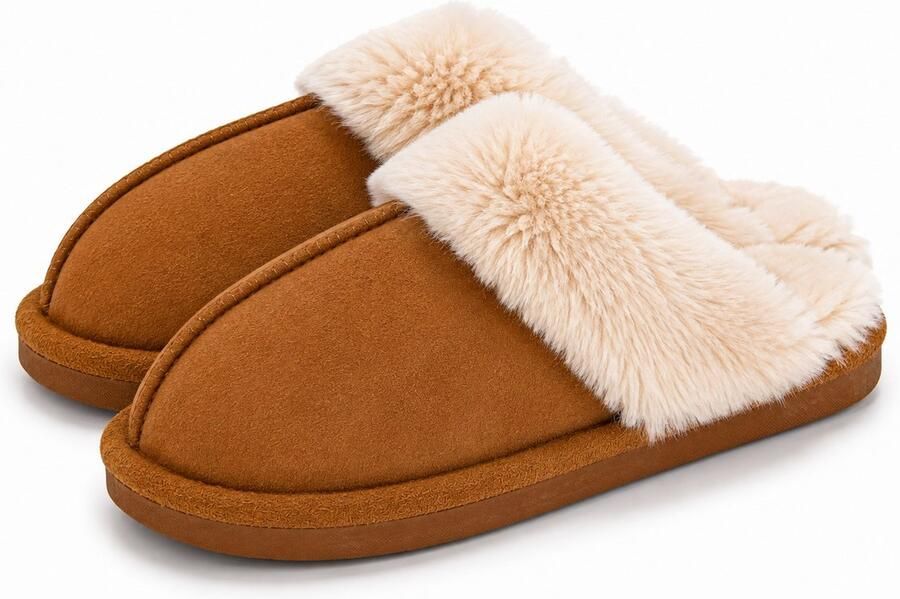 Puresolve Pantoffels Dames Sloffen chesnut
