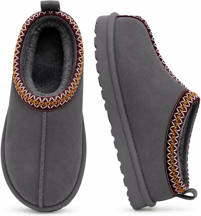 Puresolve Pantoffels Dames Sloffen Stevige zool Grijs