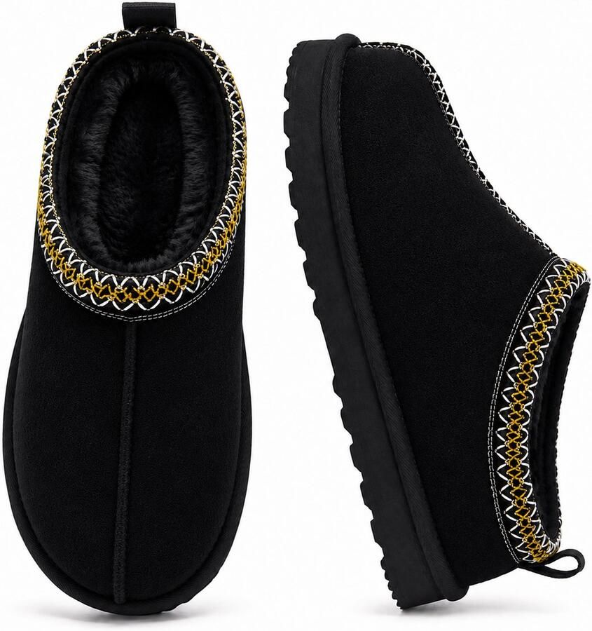 Puresolve Pantoffels Dames Sloffen Stevige zool Zwart