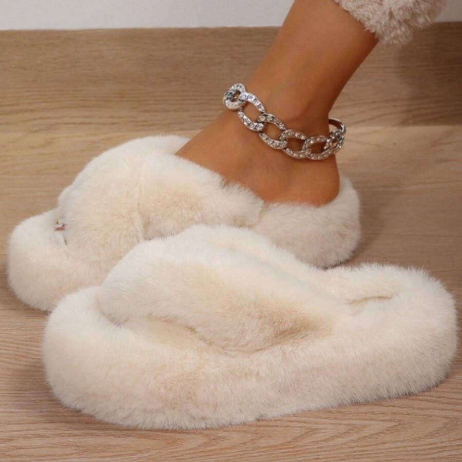 Purssolve Slippers dames Pantoffels Dames Sloffen Hoge zool harde zool