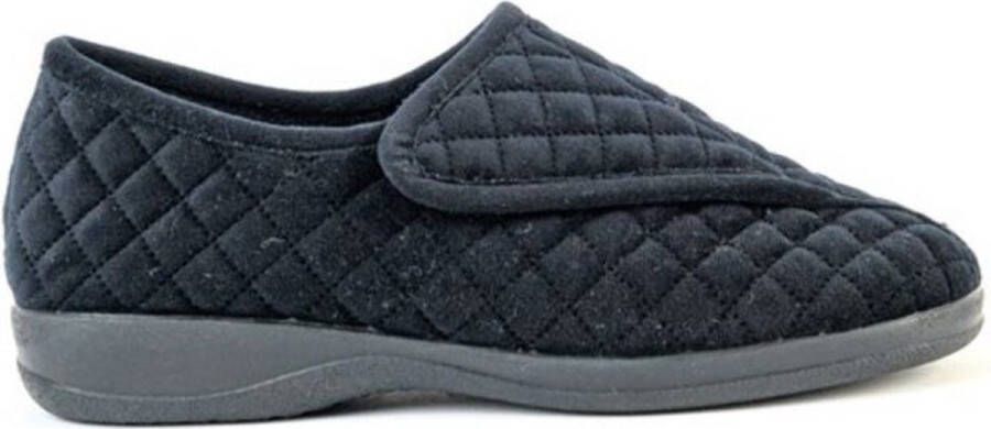 Q Fit 3553 Rebecca Soof zwart klittenband dichte hiel Kleur Zwart)