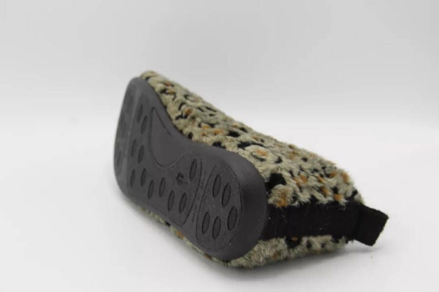 Q Fit 3591 Lieke grey panter pantoffel Kleur Print)