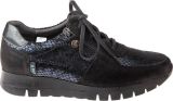 Q Fit Alexsandra veterschoen - Zwart/Blauw