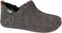 Q-Fit Q Fit Heren Pantoffel Pisa 3527.4.001 Zwart - Thumbnail 1