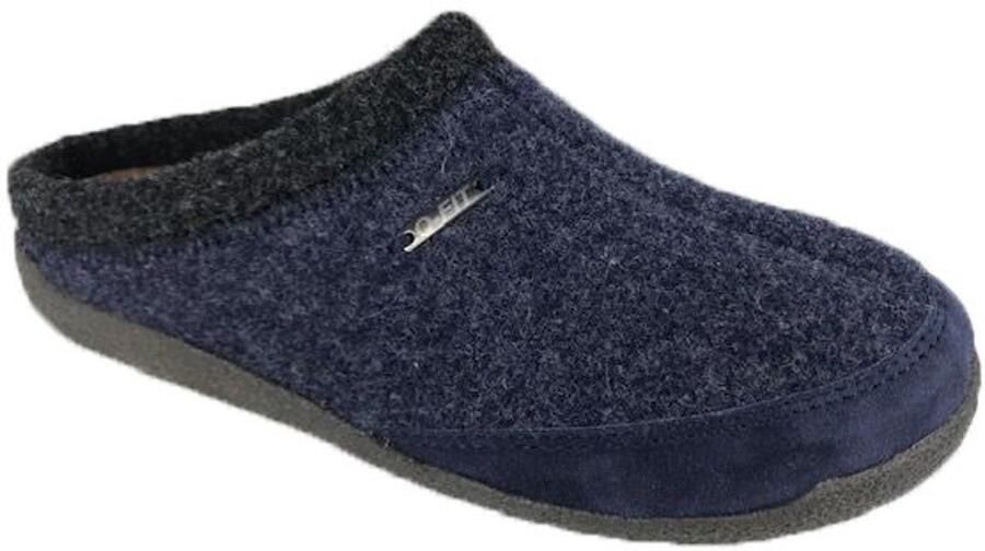 Q Fit home PANTOFFEL BERN1 BLAUW VILT