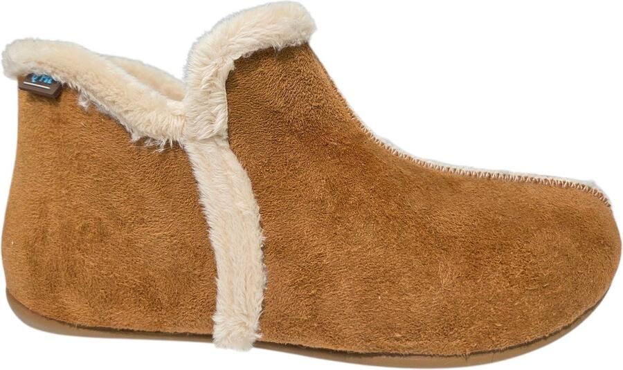 Q Fit home Q-Fit Dames Pantoffel Granada 3310.2.004 Cognac