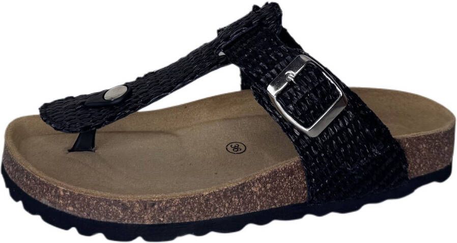 Q Fit Katja gold fantasy teenslipper Kleur Metallic)